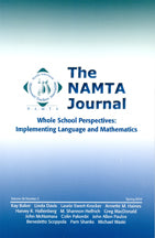 Vol 35, No 2: Whole School Perspectives: Implementing Language and Mathematics
